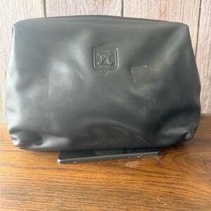 Celine Black Leather pouch with Embossed Logo